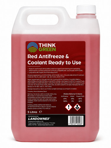 Red antifreeze coolant - antifreeze,