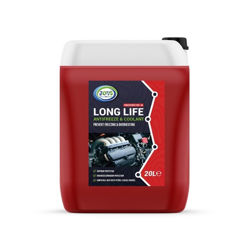 Red antifreeze coolant for car - red,