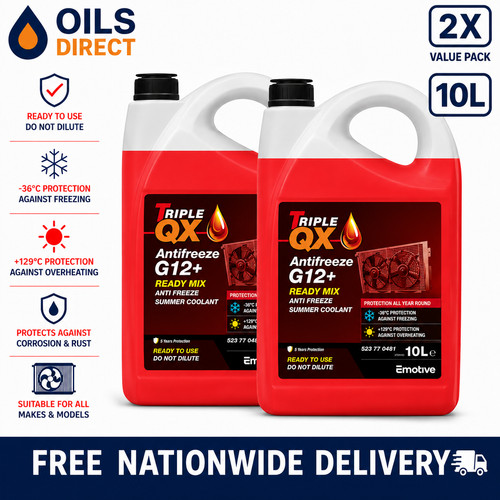 Triple engine coolant - engine, red