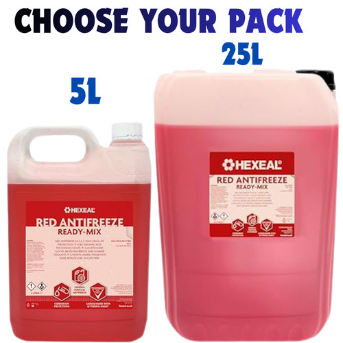 Hexeal red antifreeze - red, &